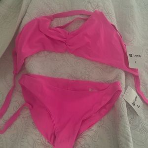 Size Large fused Hawaii swim set NWT